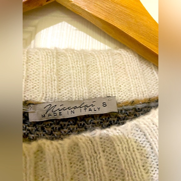 Wool blend crop sweater size S - Picture 2 of 2